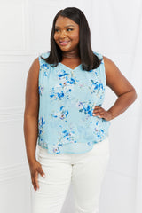 Débardeur fleuri taille réelle « Sew In Love Off To Brunch »