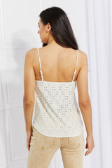 Culture Code – „See You Smile“-Camisole mit Wasserfallausschnitt