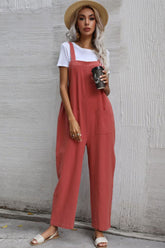 Overall mit weitem Bein und Fronttaschen