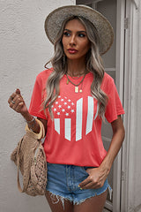Stars Stripes Graphic Tee Shirt