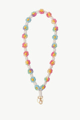 Schlüsselanhänger mit Blumen-Lanyard