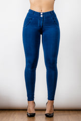 Jean skinny boutonné