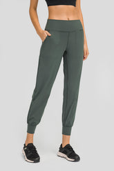 Wide WaistbSlant Pocket Pants