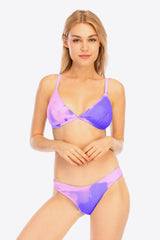 Ensemble bikini à bretelles réglables tie-dye