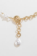 Collier en cuivre et perles d'eau douce
