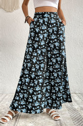 Culotte mit Blumentaschen