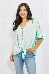 Haut tie-dye grande taille Sew In Love Beachy Keen