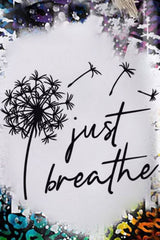 JUST BREATHE Grafik-Tanktop mit Leopardenmuster