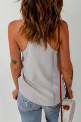 Camisole dos nageur à bordure contrastante