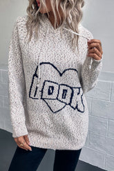 Pull à capuche avec cordon de serrage graphique