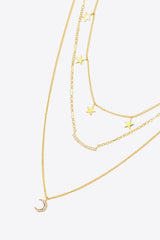 Star Moon Pendant Necklace