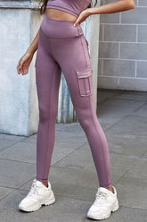 Leggings taille haute avec poches