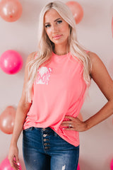 Débardeur ras du cou avec patch