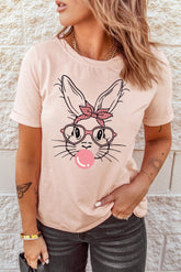T-Shirt mit Hasen-Grafik für Ostern