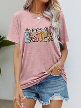 T-shirt col rond graphique « HAPPY EASTER »