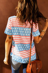 Stars Stripes Crisscross Tee