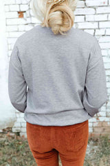 Graphic Dropped Shoulder Round Neck Sweatshirt