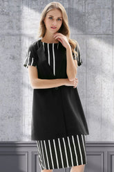 Blazer long sans manches à un bouton