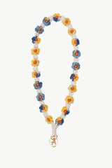 Schlüsselanhänger mit Blumen-Lanyard