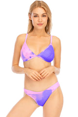 Ensemble bikini à bretelles réglables tie-dye