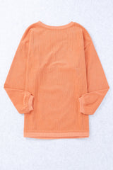 SPICE GIRL Graphic Ribbed Sweatshirt