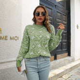 Pullover mit geripptem Sternbesatz und überschnittener Schulter