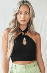 Solid Color's Halter Tank Top