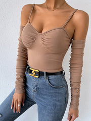 Rückenfreies schulterfreies Strapstop