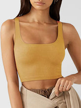 solid color casual thread short vest