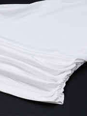 Débardeur slim à taille avec cordon de serrage et épaules inclinées Spice Girl