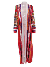 Casual Digital Printing Trench Coat