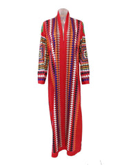 Lässiger Trenchcoat mit Digitaldruck