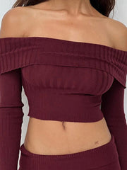 hot girl's one-piece collared long-sleeved sweater