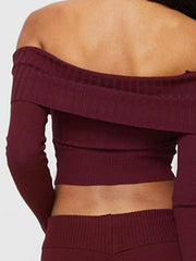 hot girl's one-piece collared long-sleeved sweater