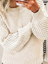 pull en tricot épais et chaud