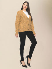 Lässiger kurzer Strickpullover für DamenRP0023568