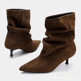 Vintage Ruched Slouchy Boots