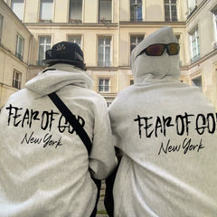 Pull tendance à capuche avec lettres amples et strass