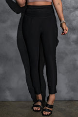 High-Rise Wide WaistbJoggers