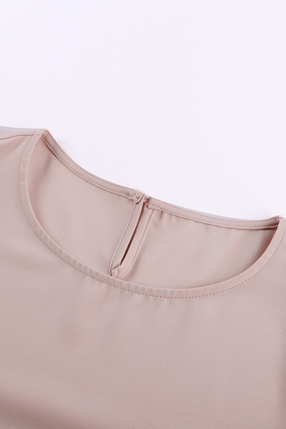 Lace Trim Flutter Sleeve Blouse