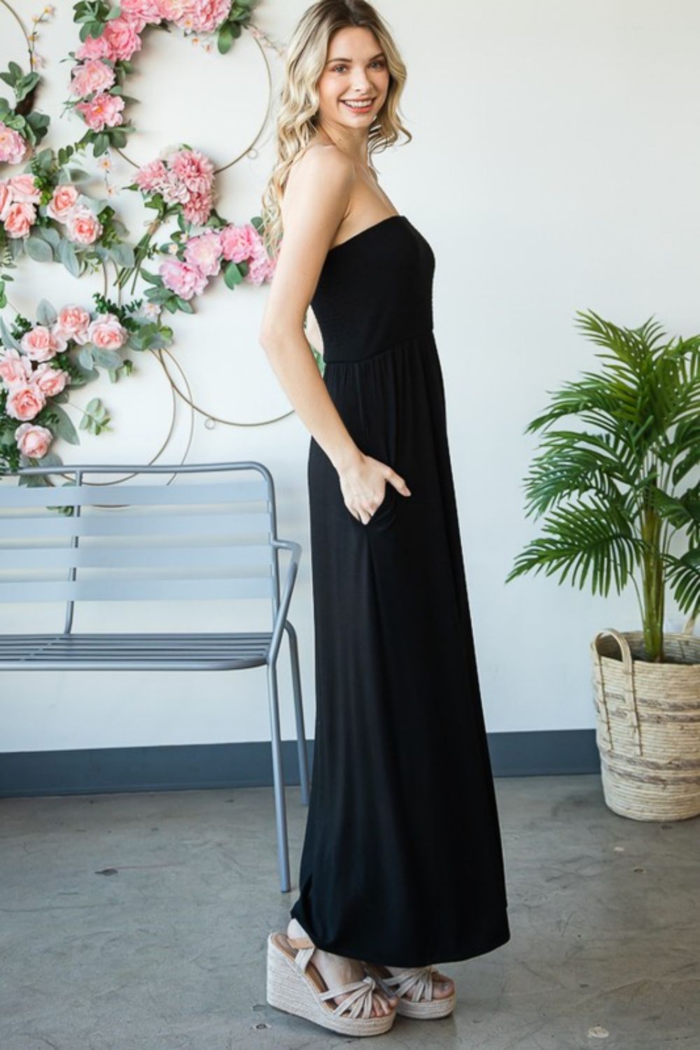 Robe longue bustier Heimish grande taille