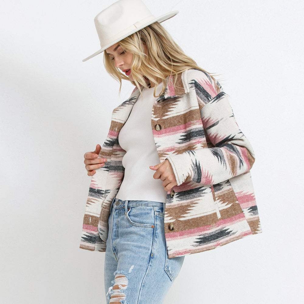 Woolen Jacket Aztec Coat