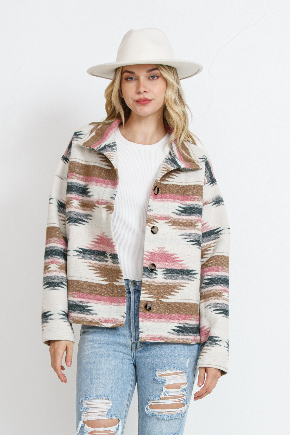 Woolen Jacket Aztec Coat