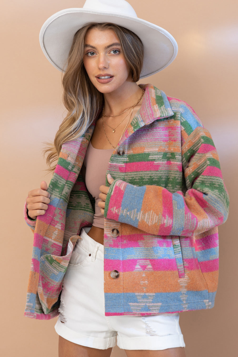 Woolen Jacket Aztec Coat