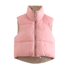 Fall Street Double Sided Cotton Padded Vest