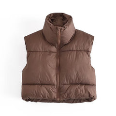 Street Casual Cotton Padded Vest