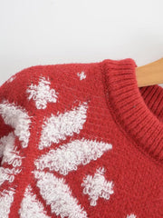 Sweater Loose Outer Wear Lazy Korean Student Art Retro Christmas Pullover Knitted Top Thick