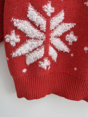 Sweater Loose Outer Wear Lazy Korean Student Art Retro Christmas Pullover Knitted Top Thick