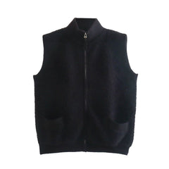 Fall Loose Casual Zipper Vest