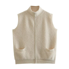 Fall Loose Casual Zipper Vest